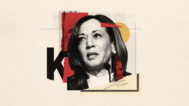 Kamala Harris steps back on center stage