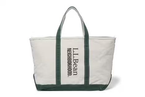 Collaborative Branded Tote Bags - NEIGHBORHOOD and L.L. Bean Join on a Tote Bag Design (TrendHunter.com)