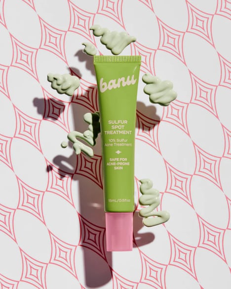 Sulfur Spot Treatments - banu's Quick, Non-Drying Treatment Clears Acne with 10% Sulfur (TrendHunter.com)