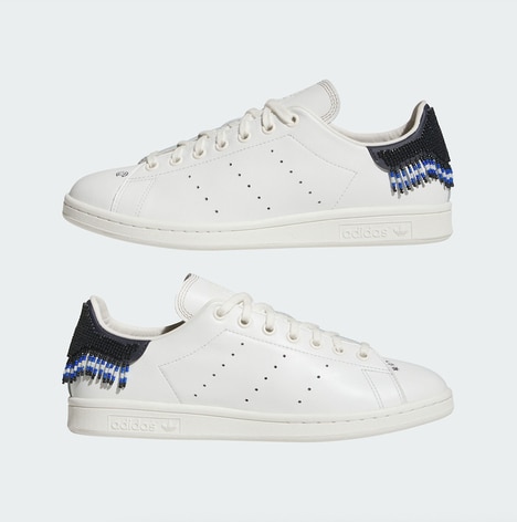 Detail-Forward Shoe Collabs - Adidas x Edison Chen Debut The Clot Stan Smith Beaded Sneaker (TrendHunter.com)