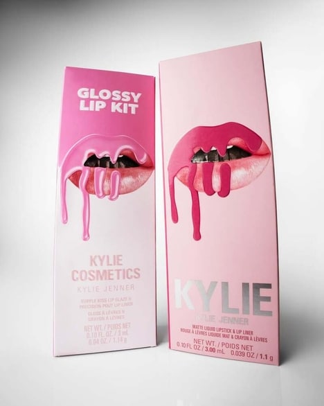 Pre-Paired Lip Kits - Kylie Cosmetics' Glossy Lip Kit Plays Off of Original, Viral Lip Combos (TrendHunter.com)