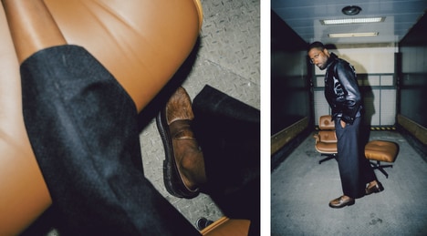 Textured Penny Loafer Designs - Blackstock & Weber Collaborates with Browns Fashion (TrendHunter.com)