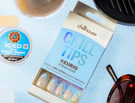 Coffee-Inspired Press-Ons - The Chillhouse x Keurig Perfectly Chilled Chill Tips Celebrate Ease (TrendHunter.com)