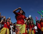 Defeated but proud: Madridistas brave the heat to roar on La Roja