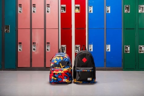 Building-Block-Inspired Bag Capsules - Herschel x LEGO® Partner for a Back-to-School Collection (TrendHunter.com)
