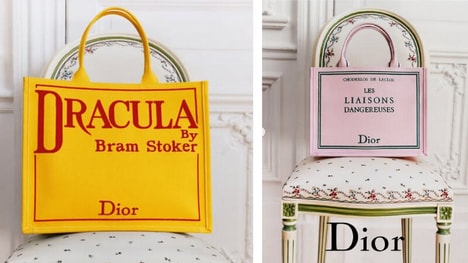 Luxe Literary-Inspired Tote Bags - Jonathan Anderson Revealed Bold Dior Book Tote Designs (TrendHunter.com)