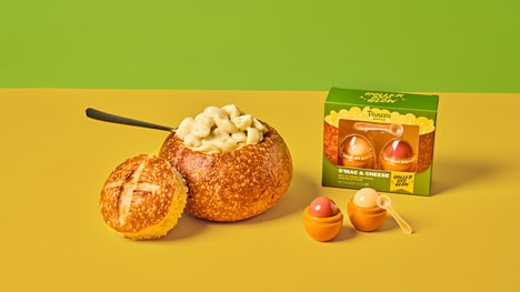 Meal-Inspired Lip Balms - Panera x Holler and Glow Team Up for the 'S'Mac and Cheese Lip Balm' (TrendHunter.com)