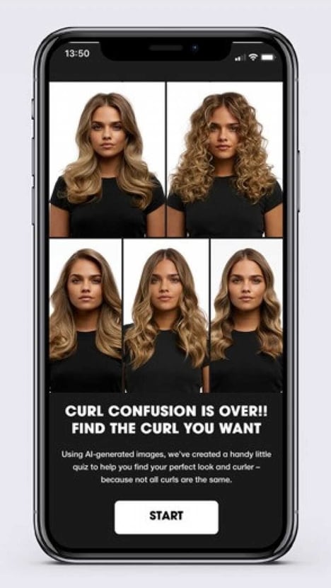 AI-Powered Curl Quizzes - GHD's Curl Finder Matches Users to Their Desired Look & Styling Tool (TrendHunter.com)