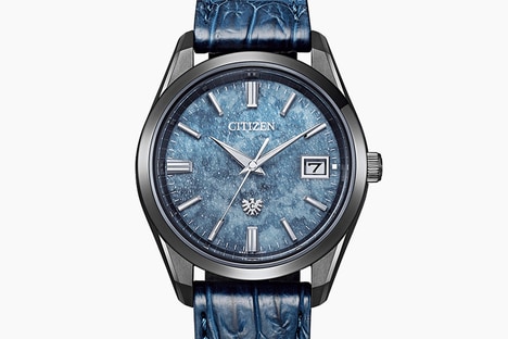 Striking Indigo-Dyed Timepieces - The Citizen 30th Anniversary Eco-Drive AQ4106-26L is Celebratory (TrendHunter.com)