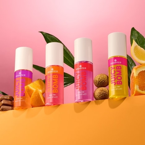 Feel-Good Fruity Body Mists - Essence's Juicy Bomb Body Mists Share Affordable, Long-Lasting Scents (TrendHunter.com)