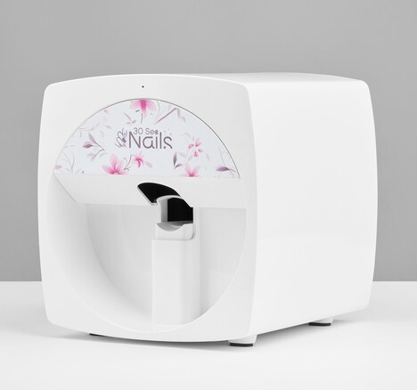 30-Second Nail Printers - 30 Sec Nails Rapidly Prints Custom Graphics Directly onto Nails (TrendHunter.com)
