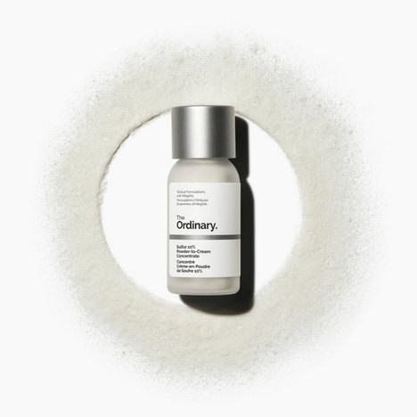Unique Skin Spot Treatments - The Ordinary Announces Its Sulfur 10% Powder-To-Cream Concentrate (TrendHunter.com)