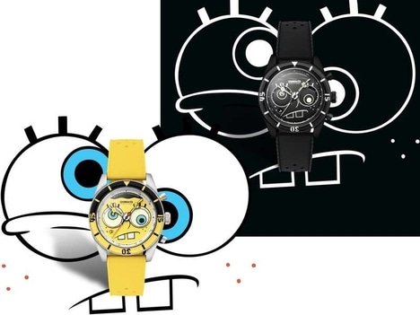 Cartoon Swiss Watches - Spinnakers Spongebob Chronograph Blends Design with Swiss Precision (TrendHunter.com)