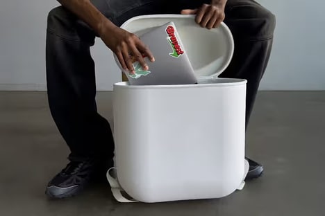 Oversized Earbud Backpacks - Bravest Studios Scales Airpods Design into a Wearable AIRPACK Backpack (TrendHunter.com)