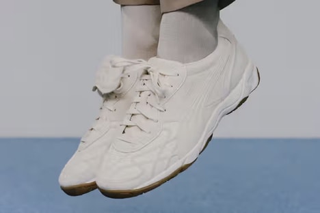 Retro Indoor Sneakers - Puma x Beams Unveil the KING INDOOR Reimagined Classic in Off‑white Suede (TrendHunter.com)