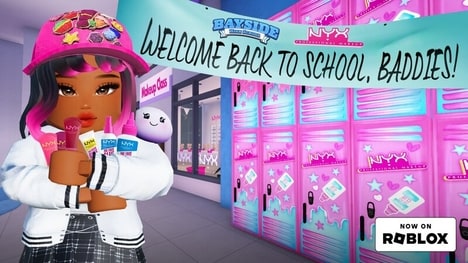 Virtual Beauty School Experiences - NYX is Taking Over Roblox's Bayside High School (TrendHunter.com)
