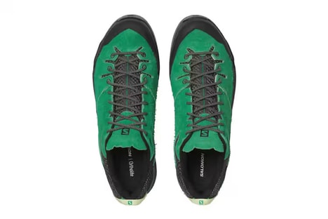 Trail-Ready Suede Sneakers - The X-ALP Suede Black/parakeet Highlights Rugged Utility in Bold Hues (TrendHunter.com)