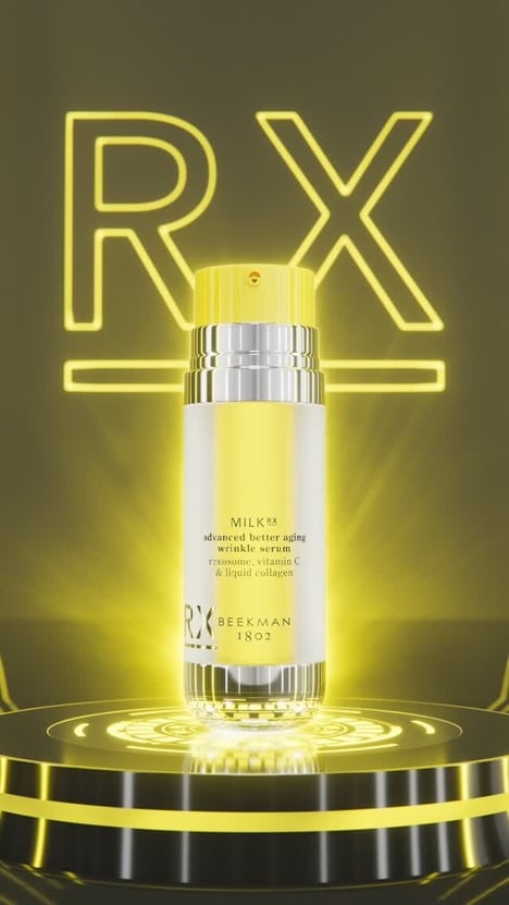 Dual-Action Goat Milk Skincare - Beekman 1802's Milk RX Wrinkle Serum Simultaneously Brightens Skin (TrendHunter.com)