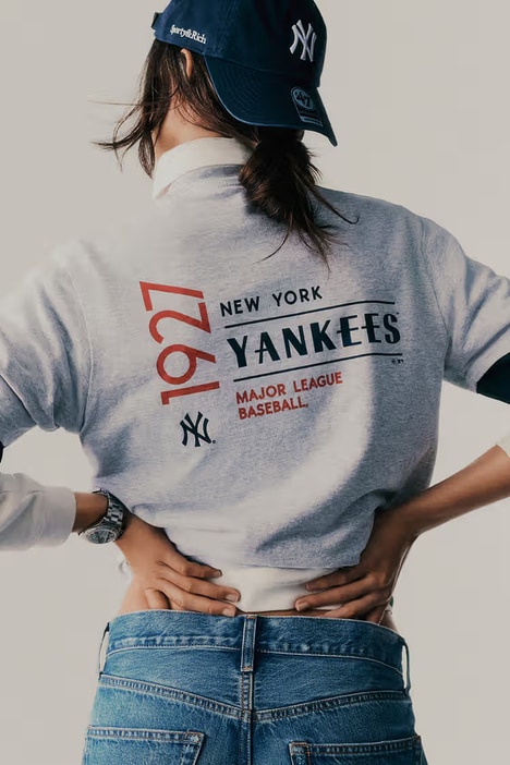 Sporty Heritage Leisurewear - ’47 x Sporty & Rich New York Yankees Boasts Classic Minimalism (TrendHunter.com)