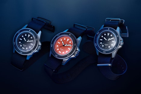 Minimalist Deep Sea Timepieces - The UNIMATIC ProDiver Modello Uno Collection Has Three Models (TrendHunter.com)