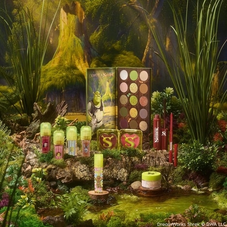 Fantasy-Comedy Makeup Collabs - ColourPop x DreamWorks Shrek Features Iconic Hues from the Film (TrendHunter.com)