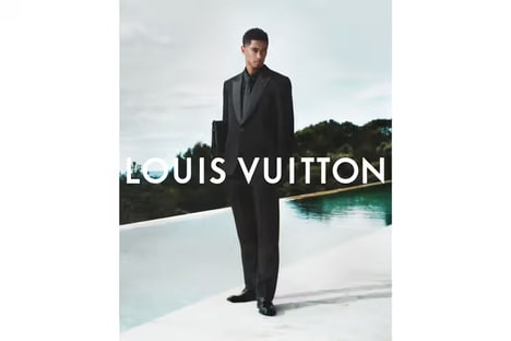 Luxe Formal Menswear Campaign - Jude Bellingham Fronts Louis Vuitton SS26 with Refined Modernity (TrendHunter.com)