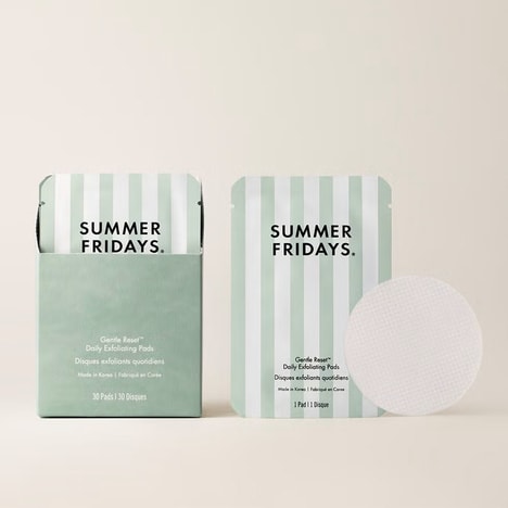 Facial-Inspired Skincare Pads - Summer Fridays' Daily Exfoliating Pads Enhance Texture and Tone (TrendHunter.com)