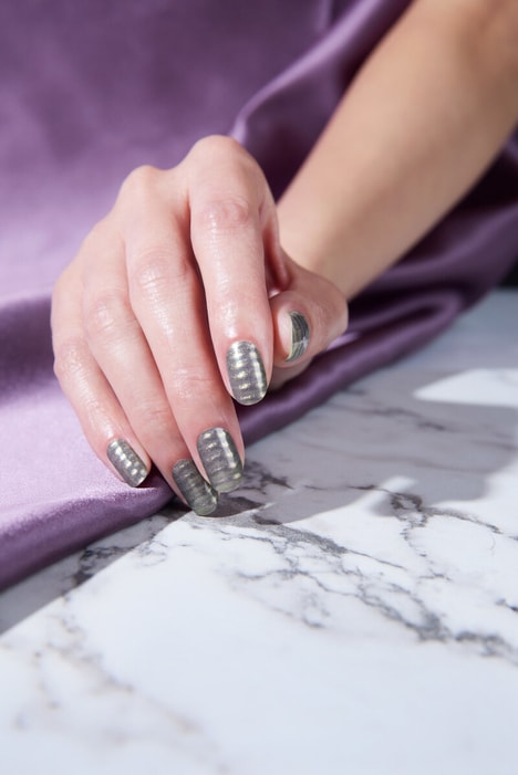 Magnetic Nail Polish Strips - Color Street's Velvet Lounge Collection Has Metallic-Infused Finishes (TrendHunter.com)