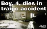 8/2/2025: News: Boy, 4, dies in tragic accident