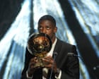 Ousmane Dembélé’s Ballon d’Or is a human victory amid the toxic theatre of football | Barney Ronay