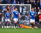 Pressure mounts on Russell Martin as Rangers slump to defeat by Hearts