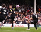 Last-gasp Gabriel Gudmundsson own goal gives Fulham victory over Leeds