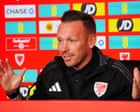 Wales manager Craig Bellamy likens Premier League players to ‘cyborgs’