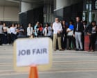 Scams, silence, rejection: US job seekers describe ‘depressing’ work prospects