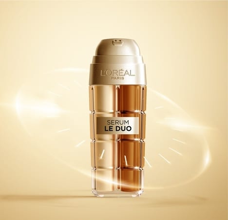 Dual-Action Firming Serums - L'Oréal Paris' Age Perfect Serum Le Duo Fights 10 Signs of Aging (TrendHunter.com)