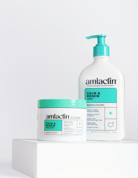 Exfoliating Daily Moisturizers - Amlactin Calm & Renew is a Gentle Solution for Sensitive Skin (TrendHunter.com)