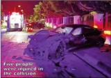 9/20/2025: News: Five hurt in collision
