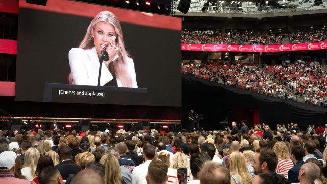 Charlie Kirk honored as ‘martyr’ at memorial rally
