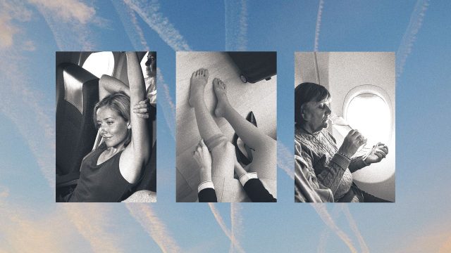 Don't fly by the seat of your pants. Do it the healthy way with these airborne tips.