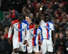 Sarr double for Crystal Palace sends young Liverpool side out of Carabao Cup
