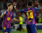 Champions League roundup: López and Rashford lead Barcelona rout of Olympiakos