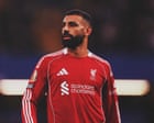 Mohamed Salah in need of centre stage return for Anfield’s grand show | Andy Hunter