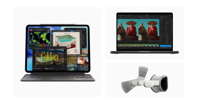 New iPad Pro, 14-inch MacBook Pro, and Apple Vision Pro now available