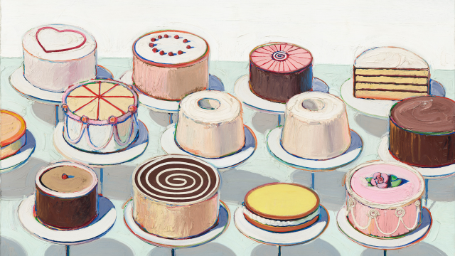 Wayne Thiebaud: ‘still life painting at its modern best’