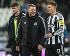 Eddie Howe hopes Newcastle can banish travel sickness on mission to Marseille
