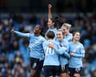 Manchester City cruise to victory over United in derby to stretch lead at top of WSL