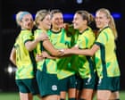 High-fives all round for the Matildas as they crush New Zealand in friendly