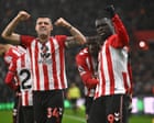 Brobbey sinks Bournemouth as Sunderland pull off storming comeback