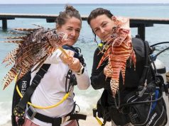 The fearless lionfish huntresses of the Caribbean