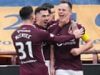 Hearts tighten grip on Premiership top spot as Shankland strikes to down Rangers